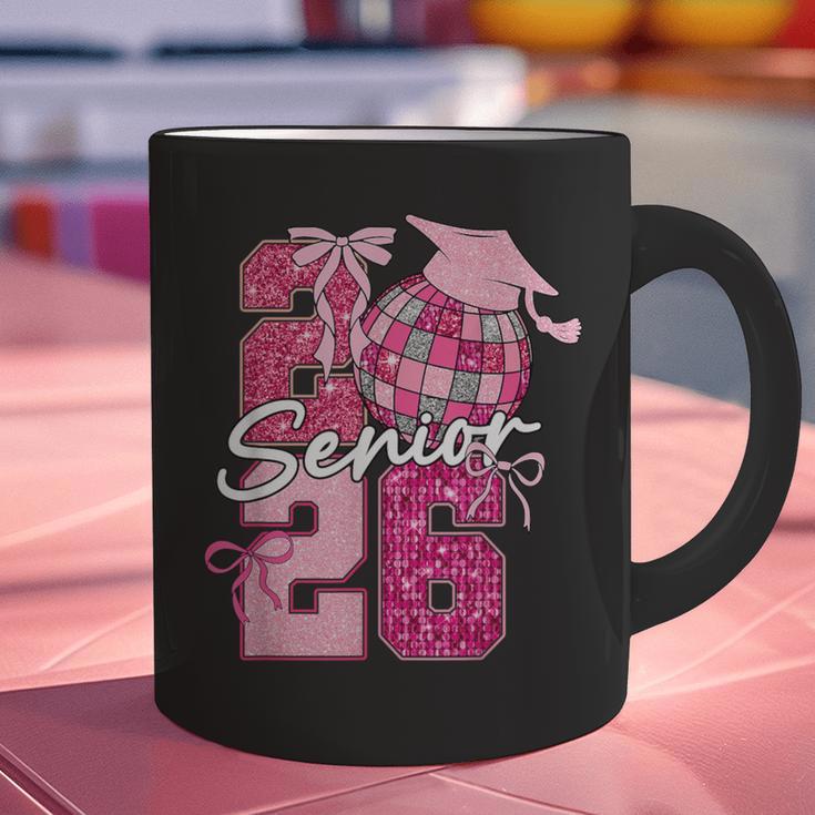 Retro Senior 2026 Coquette Bow Graduation Class Of 2026 Graphic Print Coffee Mug