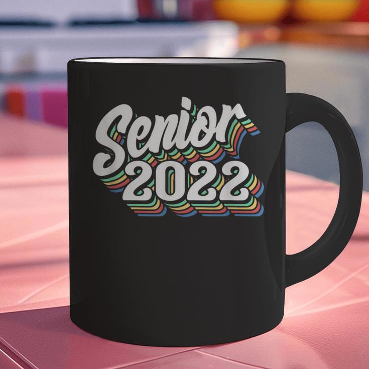 Retro Senior Class Of 2022 Men Women Graduation 90's Grad Graphic Print Coffee Mug