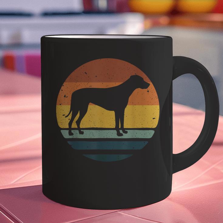 Rhodesian Ridgeback Vintage Retro Dog Mom Dad Graphic Print Coffee Mug