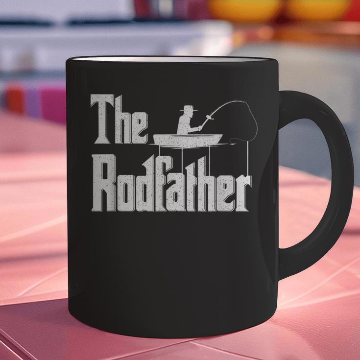 The Rodfather Fishing Dad Graphic Print Coffee Mug