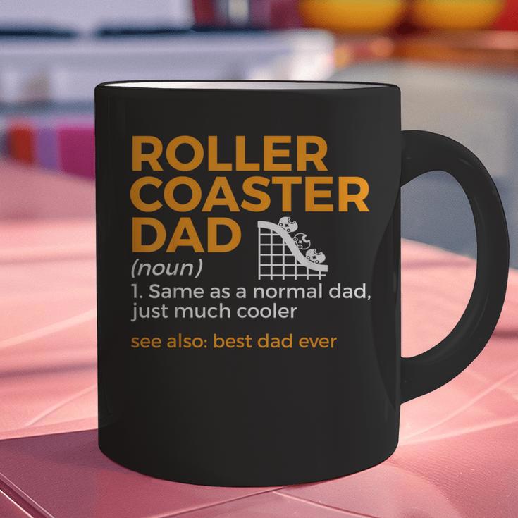 Roller Coaster Dad Definition Best Dad Ever Graphic Print Coffee Mug