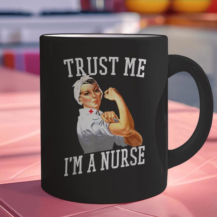 Rosie Riveter Nurse Shirt Nurse Graduation Shirt Graphic Print Coffee Mug