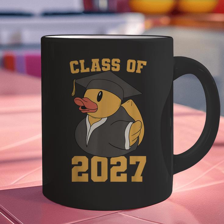 Rubber Duck Class Of 2027 Senior 2027 Graduation Year Senior Graphic Print Coffee Mug