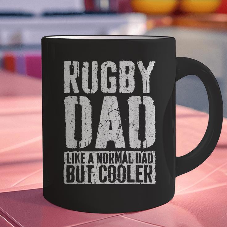 Rugby Dad Shirt Men Fathers Day Rugby Dad Graphic Print Coffee Mug