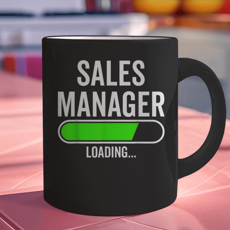 Sales Manager Loading Graduation Graduate New Job Graphic Print Coffee Mug