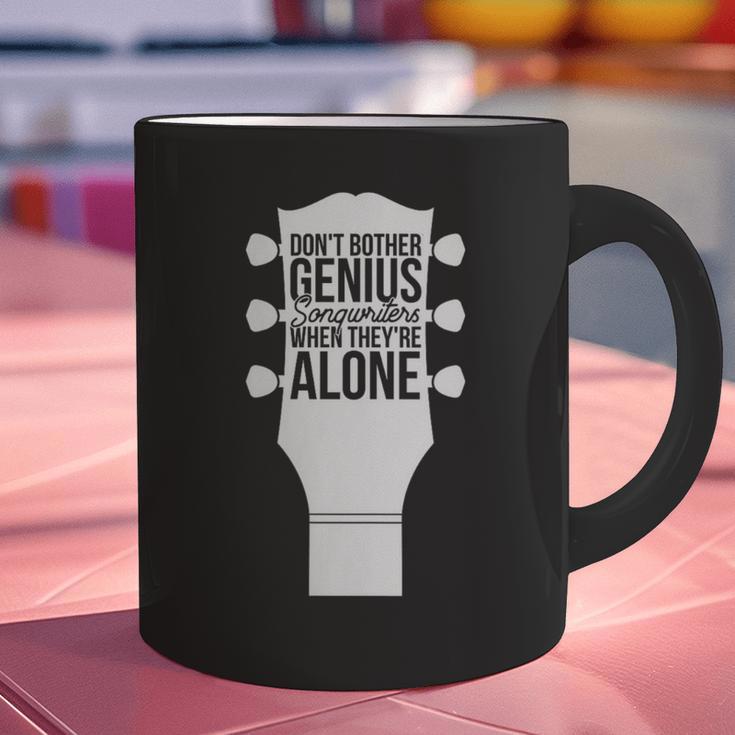 Sarcastic Jokes Genius Songwriters Are Introvert Guitarist Graphic Print Coffee Mug