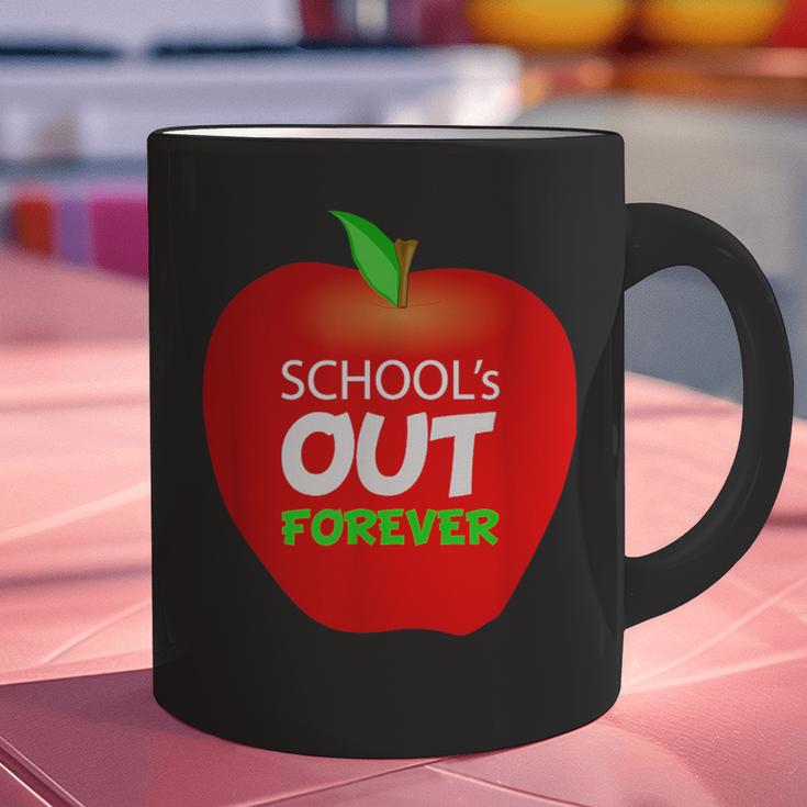 School Is Out Forever Graduation Humor Graphic Print Coffee Mug