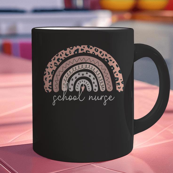 School Nurse Appreciation Rainbow Graduation Medical Nursing Graphic Print Coffee Mug