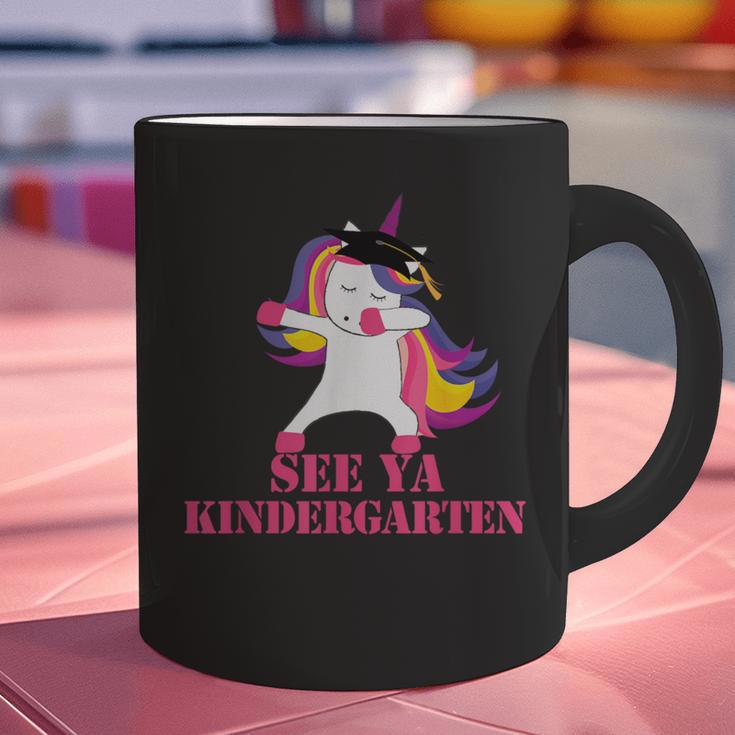 See Ya Kindergarten DABBING Unicorn Graduation Meme Graphic Print Coffee Mug