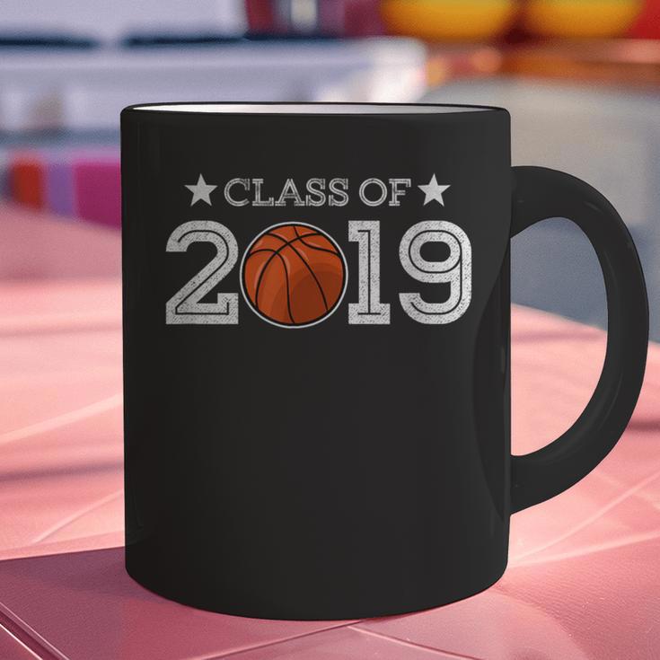 Senior 2019 Basketball Shirt Graduation Class Of 2019 Stars Graphic Print Coffee Mug