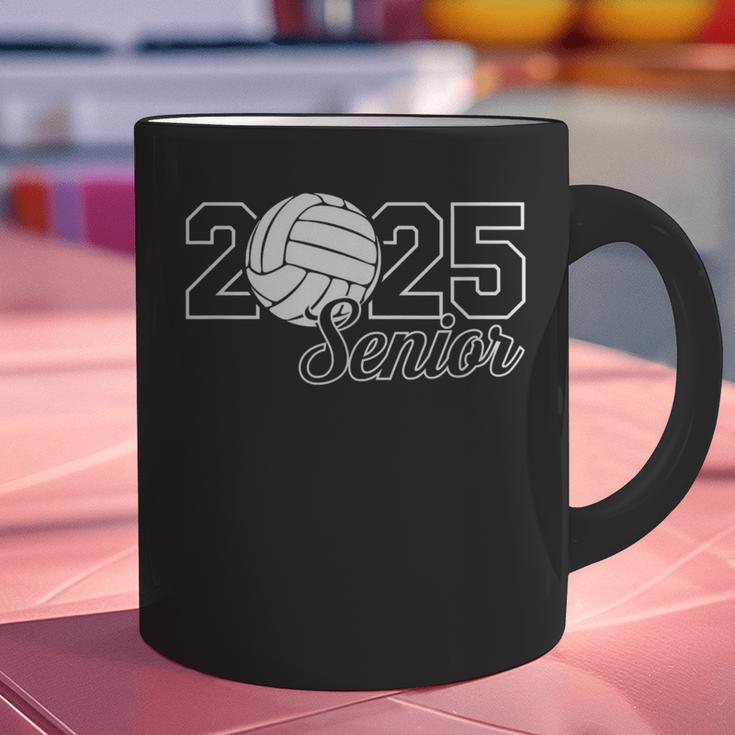 Senior 2025 Volleyball Mom High School Graduation Outfit Pro Graphic Print Coffee Mug