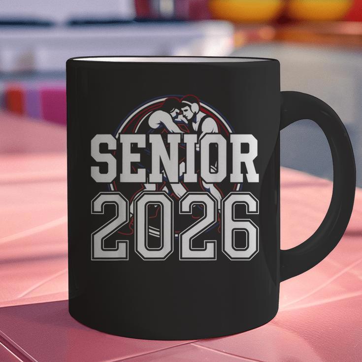 Senior 2026 Wrestling Class Of 2026 Wrestler Graduation Graphic Print Coffee Mug