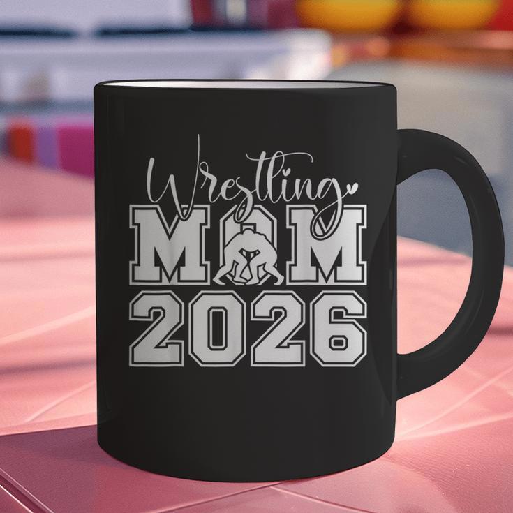 Senior 2026 Wrestling Mom Proud Senior 2026 Mom Graduation Graphic Print Coffee Mug