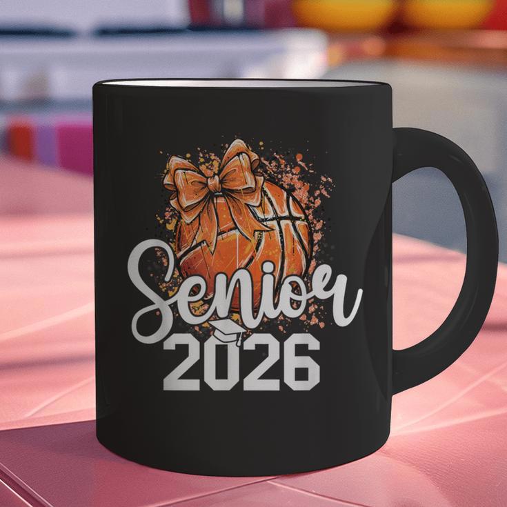 Senior Basketball Class Of 2026 Coquette Graduation Day Graphic Print Coffee Mug