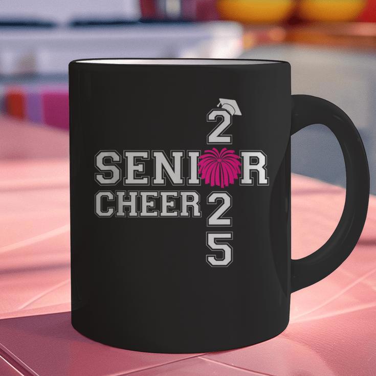 Senior Cheerleader Cheer Class Of 2025 Graduation Graduate Graphic Print Coffee Mug