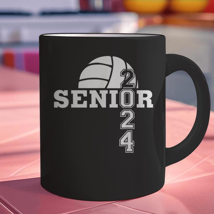Senior Class Of 2024 Volleyball Seniors School Graduation Graphic Print Coffee Mug