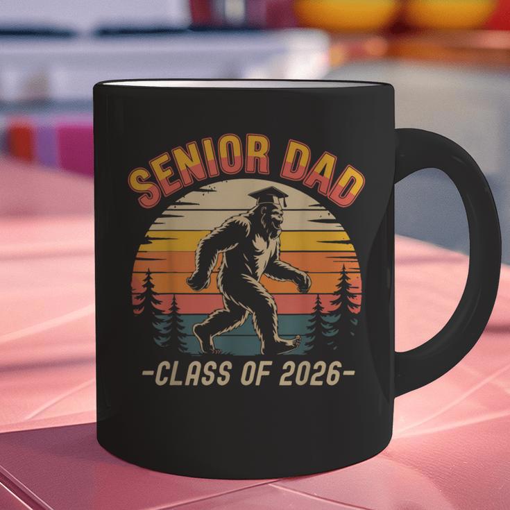 Senior Dad Class Of 2026 Bigfoot Vintage Graduation Graphic Print Coffee Mug