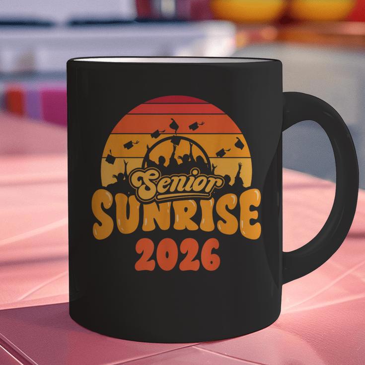 Senior Sunrise Class Of 2026 Graduation Proud Graduate Retro Graphic Print Coffee Mug