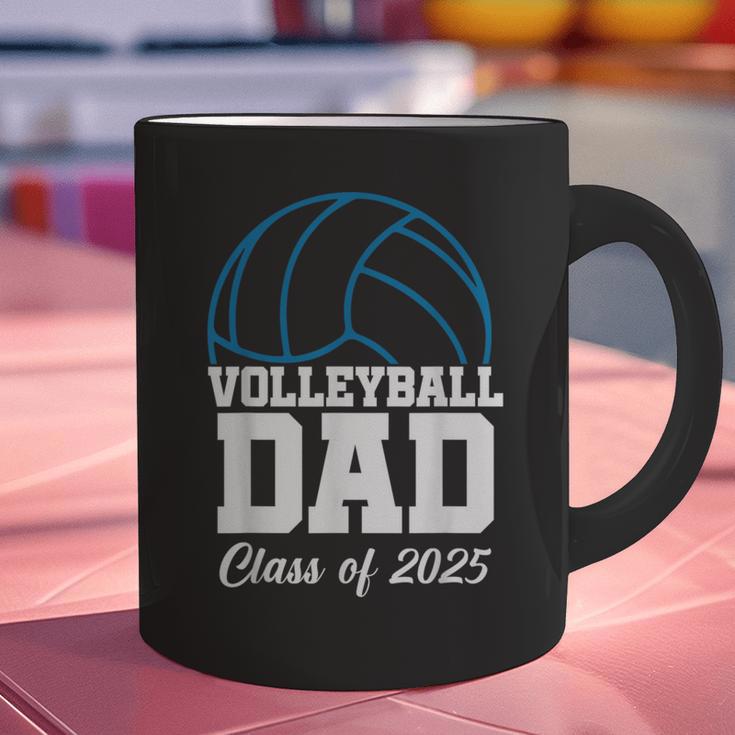 Senior Volleyball Dad Class Of 2025 Graduation Graduate Graphic Print Coffee Mug