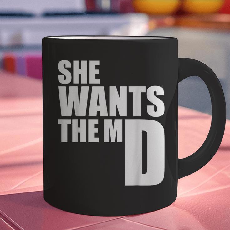 She Wants The MD Shirt Medical Graduation Doctor Graphic Print Coffee Mug