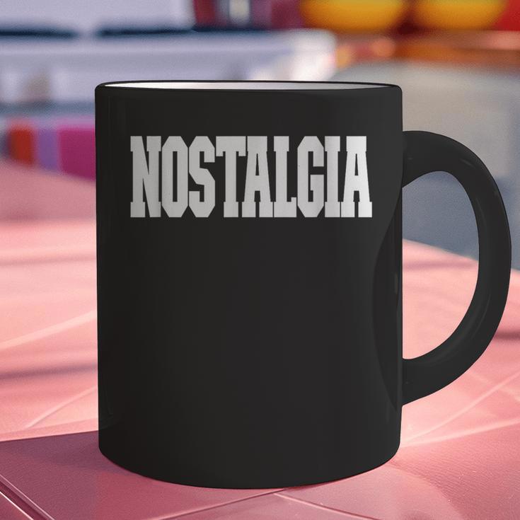 Shirt That Says Nostalgia For Men Women & Kids Graphic Print Coffee Mug