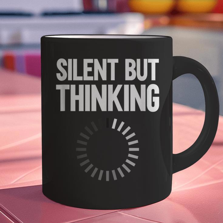 Silent But Thinking Introvert Graphic Print Coffee Mug Silent But Thinking Introvert Graphic Print Coffee Mug
