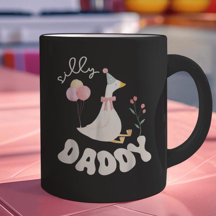 Silly Daddy Silly Goose Dad Birthday Family Matching Party Graphic Print Coffee Mug
