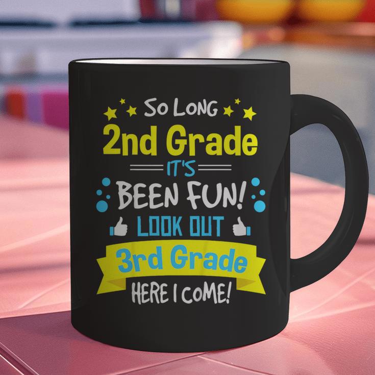 So Long 2nd Grade Here I Come 3rd Grader Graduation Graphic Print Coffee Mug