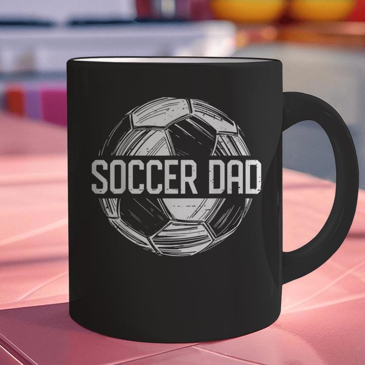 Soccer Dad Family Matching Team Player Sport Lover Papa Graphic Print Coffee Mug