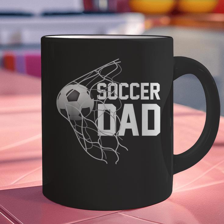 Soccer DAD Football Futbol Parents Goal Graphic Print Coffee Mug
