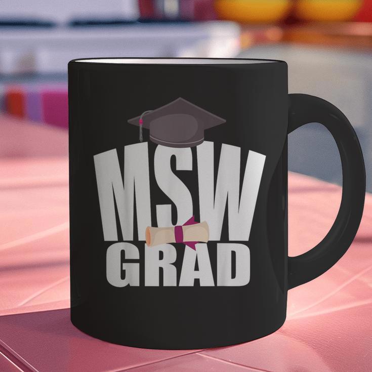 Social Work MSW Graduation Masters Degree Worker 2020 Graphic Print Coffee Mug