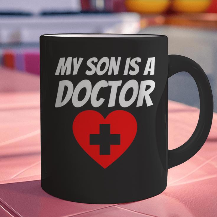My Son Is A Doctor Shirt Proud Parents Graduation Graphic Print Coffee Mug