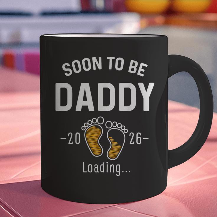 Soon To Be Daddy Est 2026 Loading First Time Dad Graphic Print Coffee Mug Soon To Be Daddy Est 2026 Loading First Time Dad Graphic Print Coffee Mug
