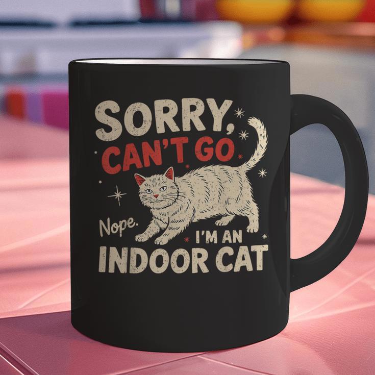 Sorry I Can't Go I'm An Indoor Cat Introvert Cat Owner Graphic Print Coffee Mug Sorry I Can't Go I'm An Indoor Cat Introvert Cat Owner Graphic Print Coffee Mug