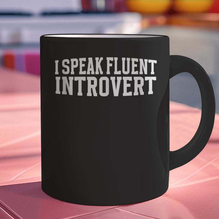 I Speak Fluent Introvert Graphic Print Coffee Mug