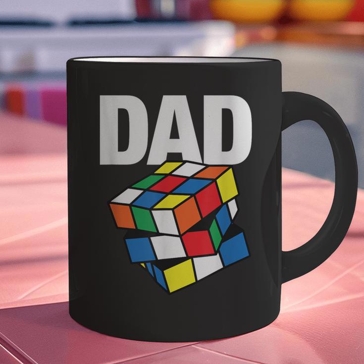 Speed Cubing Dad Puzzle Cuber Cube Kids Graphic Print Coffee Mug Speed Cubing Dad Puzzle Cuber Cube Kids Graphic Print Coffee Mug