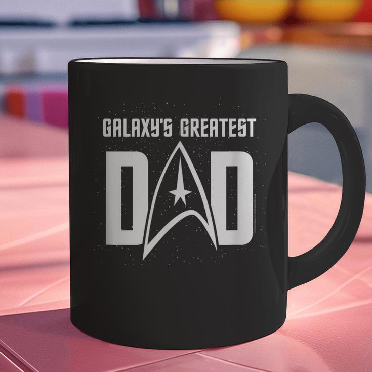 Star Trek Father's Day Galaxy's Greatest Dad Badge Graphic Print Coffee Mug Star Trek Father's Day Galaxy's Greatest Dad Badge Graphic Print Coffee Mug