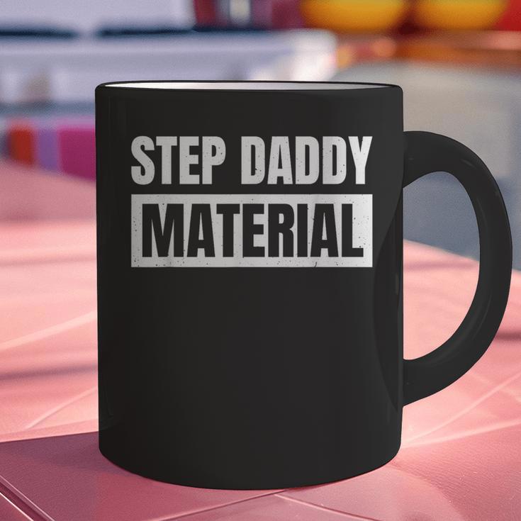 Step Dad Father Family Step Daddy Material -Adults Male Short Sleeve T-Shirt Novelty-T-Shirts Small Graphic Print Coffee Mug