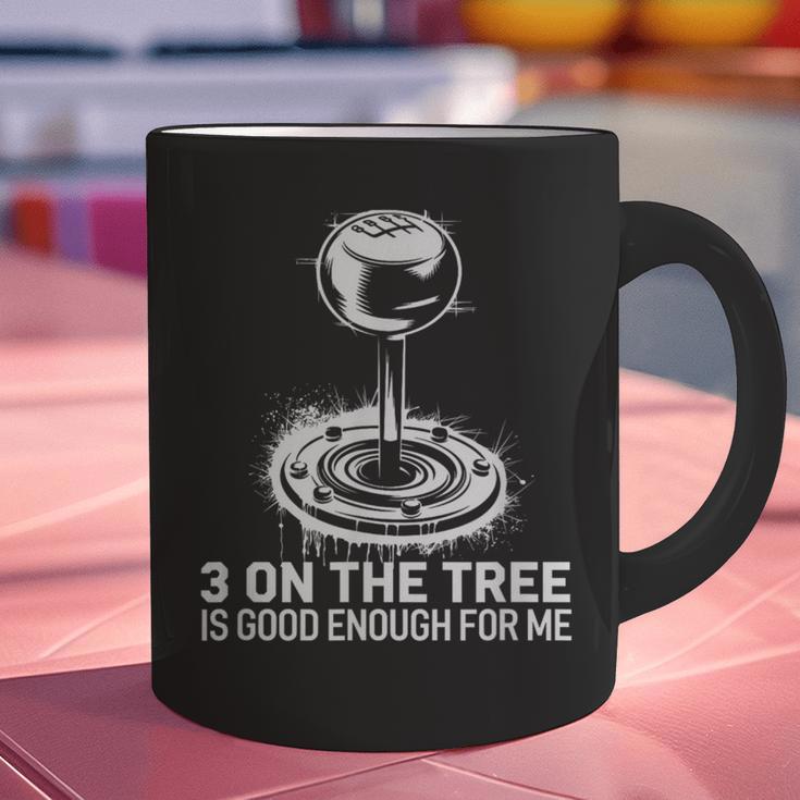 Stick Shift Nostalgia Column Shift Line Graphic Print Coffee Mug