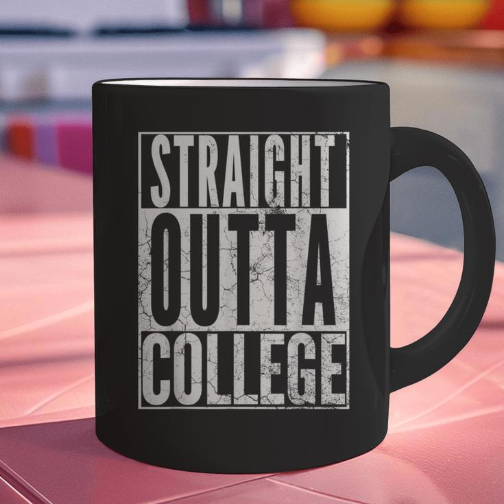 STRAIGHT OUTTA COLLEGE Graduation 2019Shirt Her Him Women Graphic Print Coffee Mug