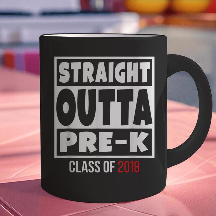 Straight Outta Pre-K Class Of 2018 Shirt Graduation Graphic Print Coffee Mug