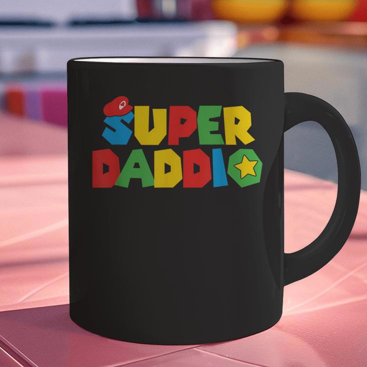 Super Gamer Dad Unleashed Celebrating Fatherly Powers Graphic Print Coffee Mug