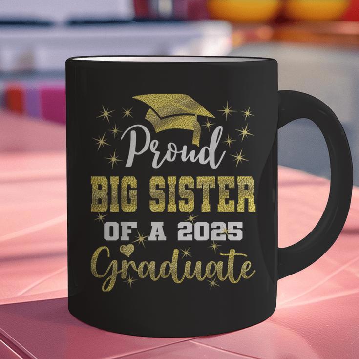 Super Proud Big Sister Of 2025 Graduate Graduation Family Graphic Print Coffee Mug