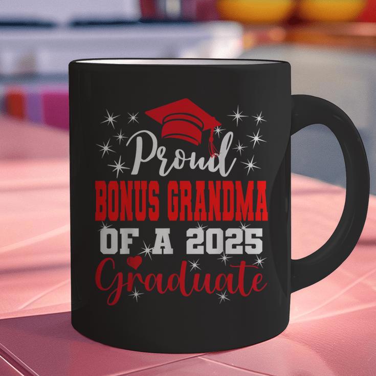 Super Proud Bonus Grandma Of 2025 Graduate Graduation Family Graphic Print Coffee Mug