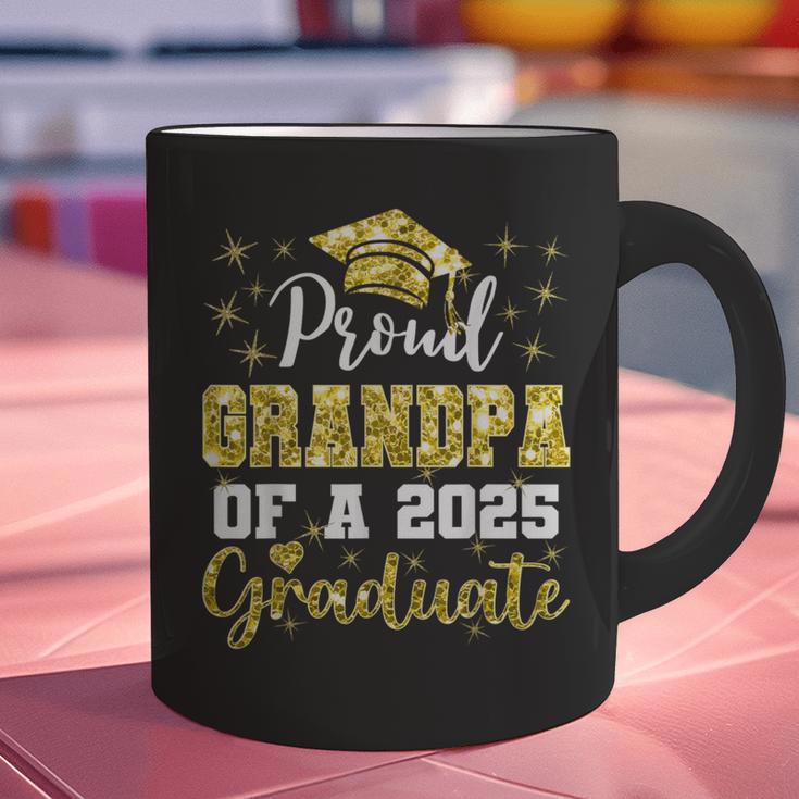 Super Proud Grandpa Of 2025 Graduate Graduation Family Graphic Print Coffee Mug