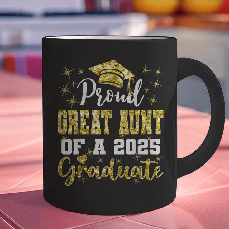 Super Proud Great Aunt Of 2025 Graduate Graduation Family Graphic Print Coffee Mug
