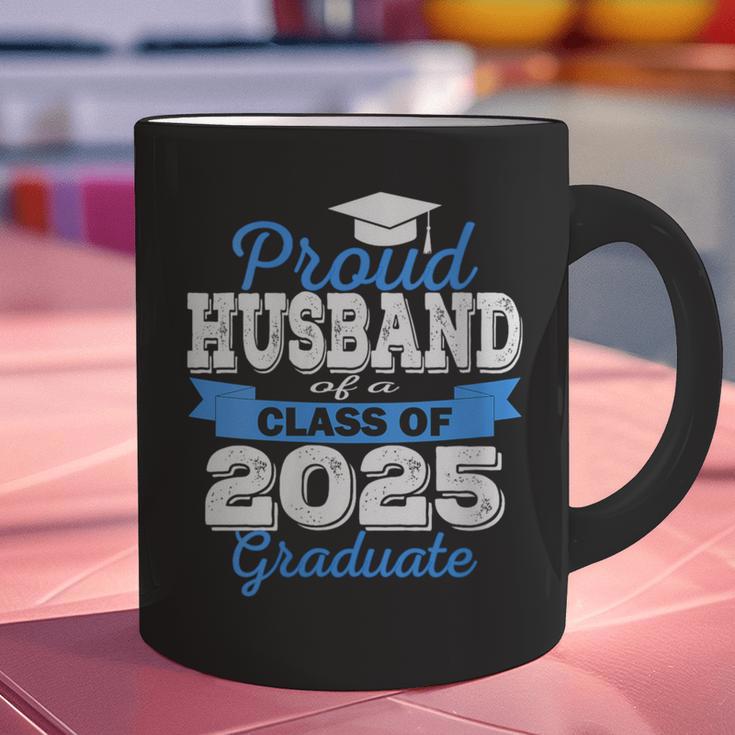 Super Proud Husband Of 2025 Graduate Graduation Family Graphic Print Coffee Mug