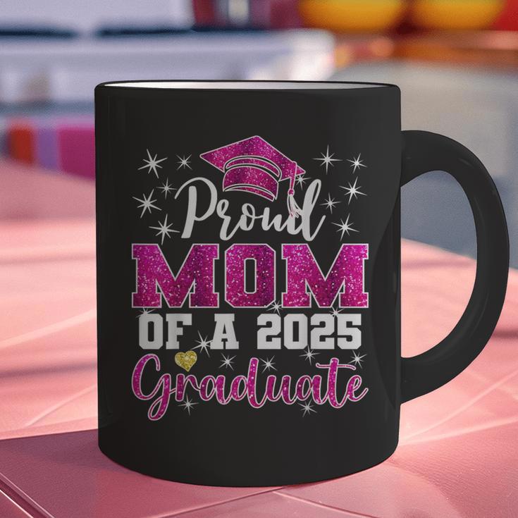 Super Proud Mom Of 2025 Graduate Senior Graduation Family Graphic Print Coffee Mug