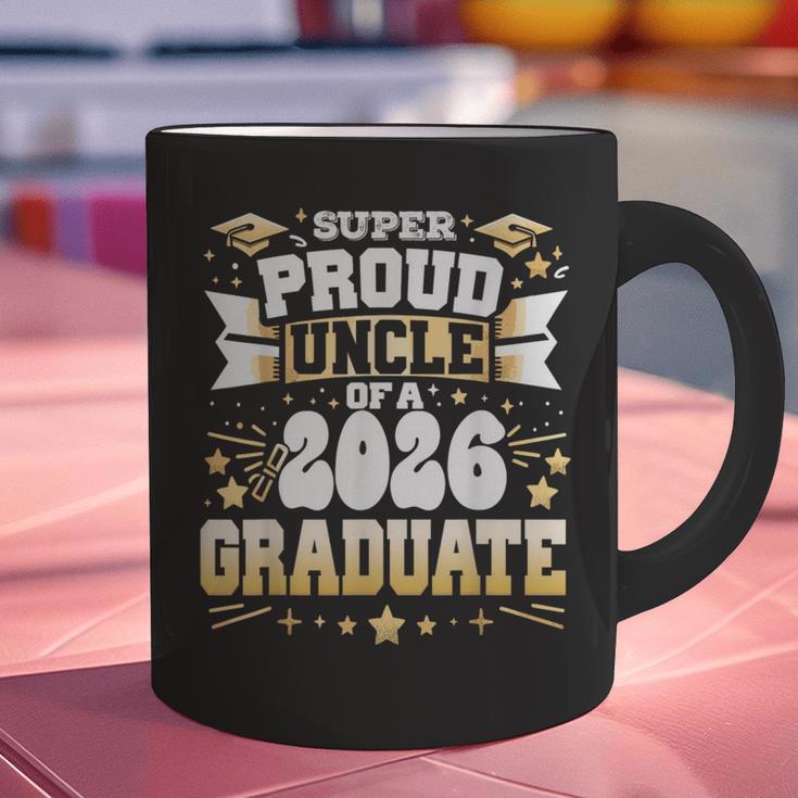 Super Proud Uncle Of A Class Of 2026 Graduate Graduation Graphic Print Coffee Mug