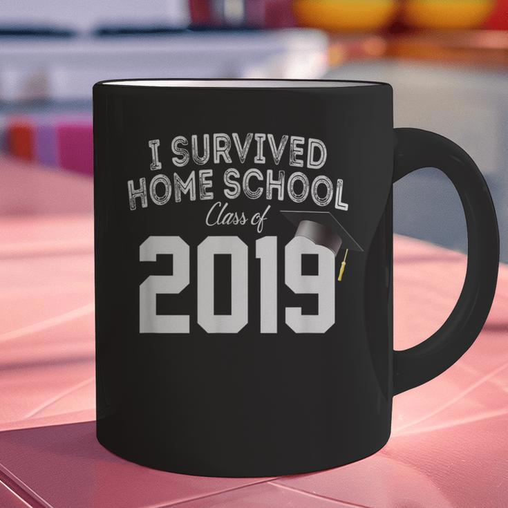I Survived Home School Class Of 2019 Graduation t Shirt Graphic Print Coffee Mug